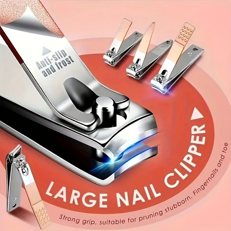 30pcs/set Nail Clippers Manicure Tool Set, With Portable Travel Case, Cuticle Nippers And Cutter Kit, Professional Nail Clippers Pedicure Kit, Grooming Kit For Travel